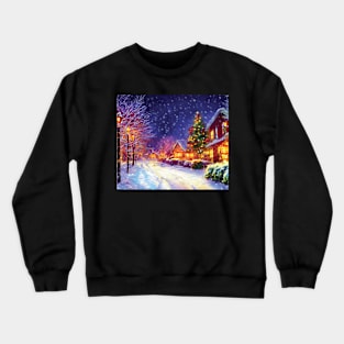 Christmas In Town - Scene 4 Crewneck Sweatshirt